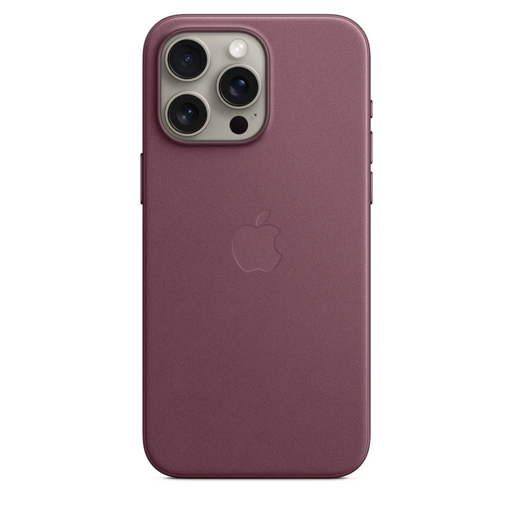 Apple iPhone 15 Pro FineWoven Case with MagSafe - Mulberry