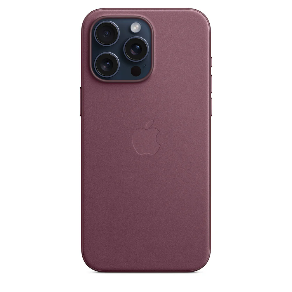 Apple iPhone 15 Pro FineWoven Case with MagSafe - Mulberry - Image 2