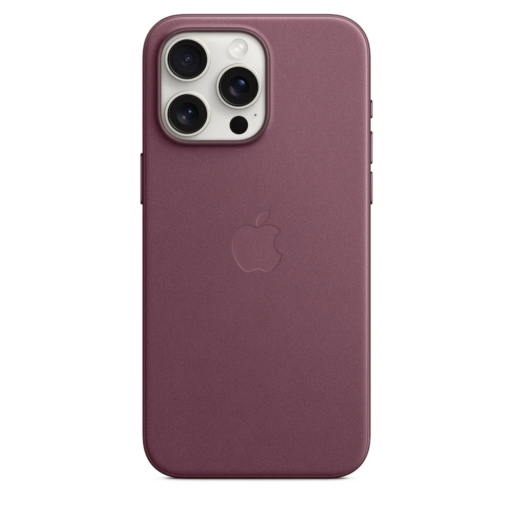 Apple iPhone 15 Pro FineWoven Case with MagSafe - Mulberry - Image 3