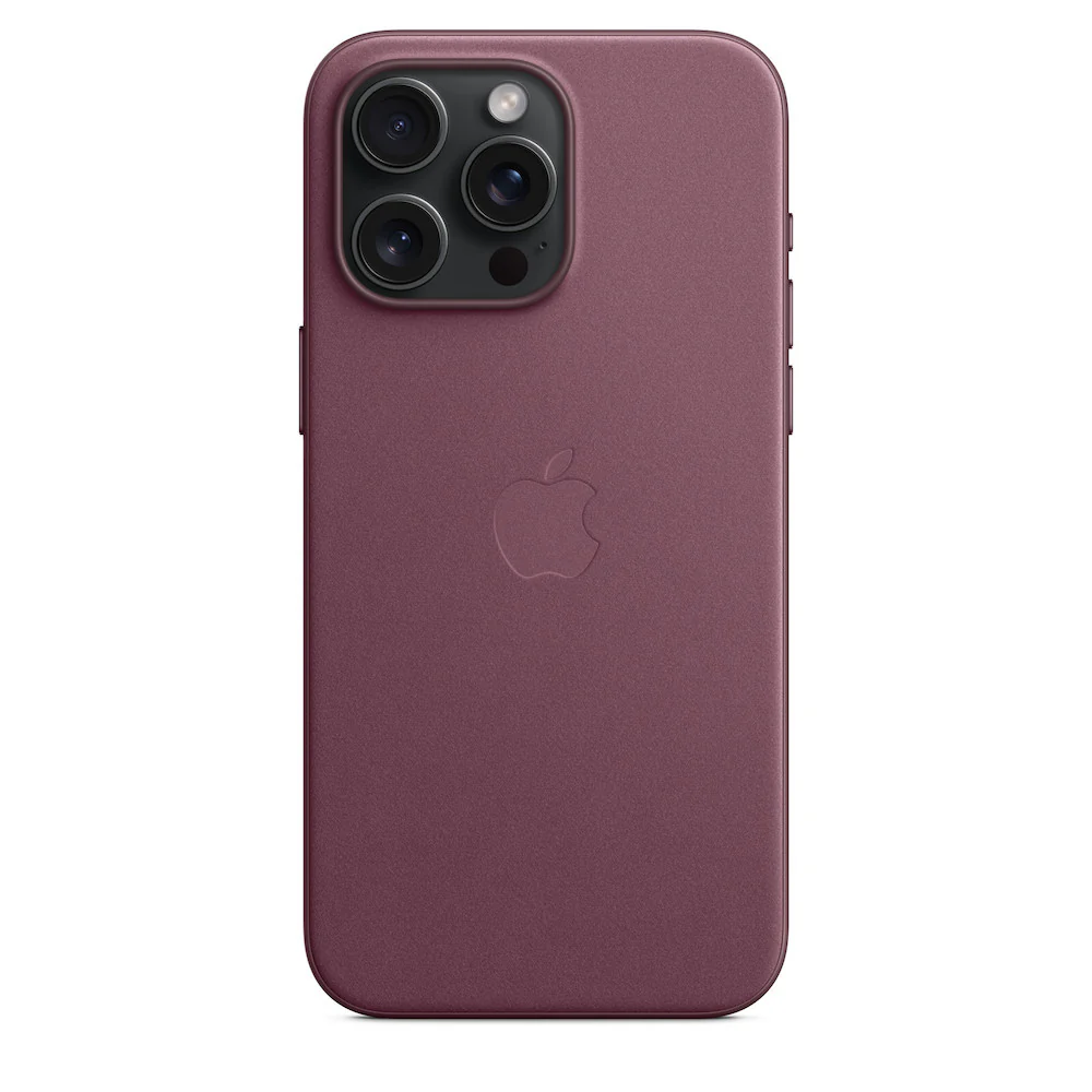 Apple iPhone 15 Pro FineWoven Case with MagSafe - Mulberry - Image 4