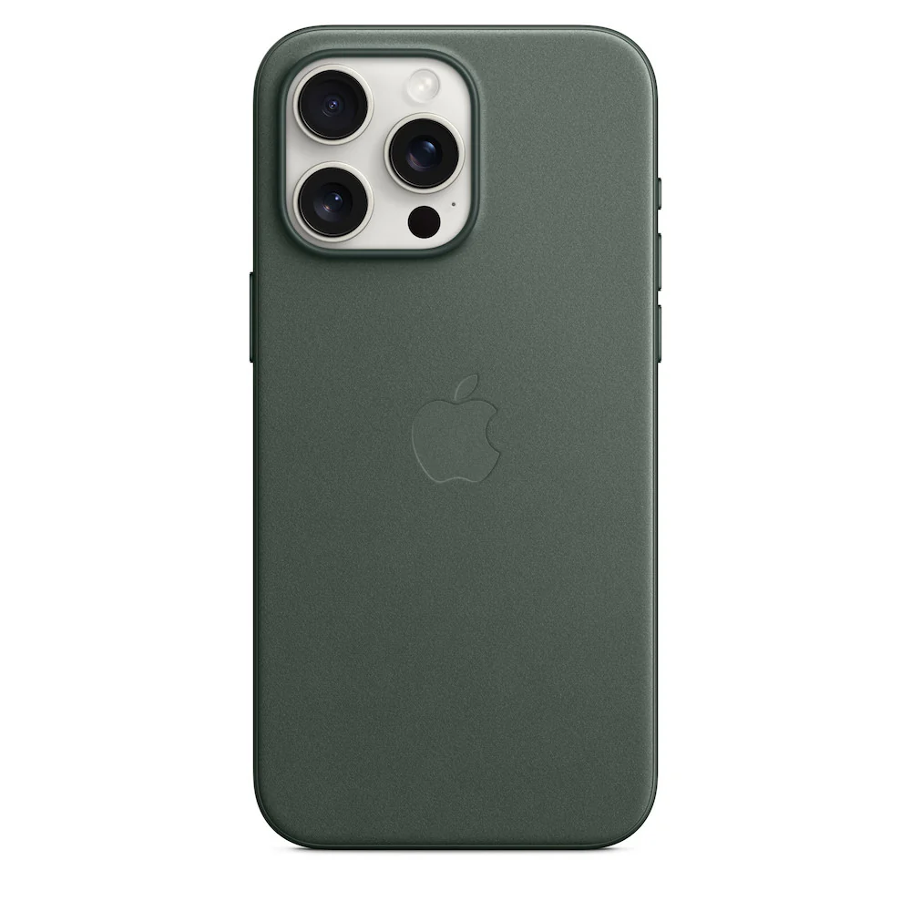 Apple iPhone 15 Pro Max FineWoven Case with MagSafe - Evergreen - Image 3