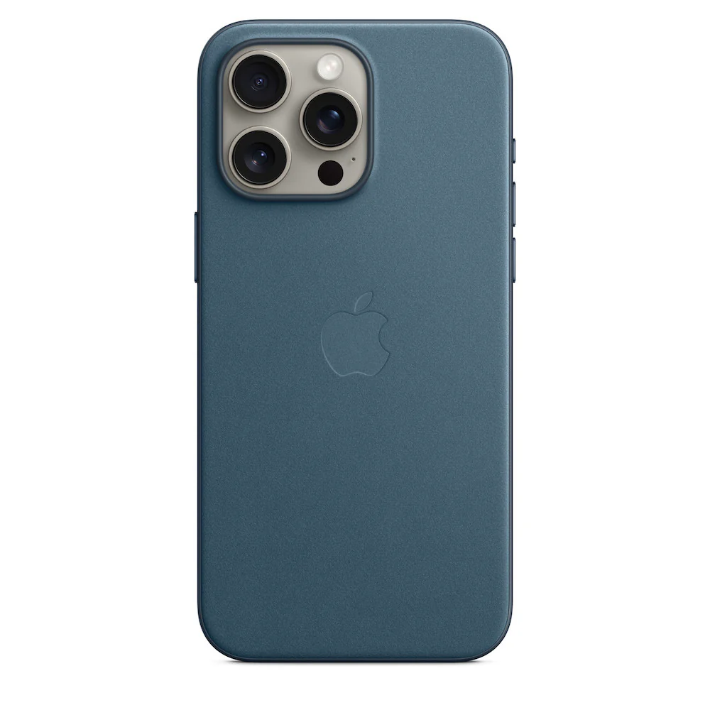 Apple iPhone 15 Pro Max FineWoven Case with MagSafe - Pacific Blue - Image 3