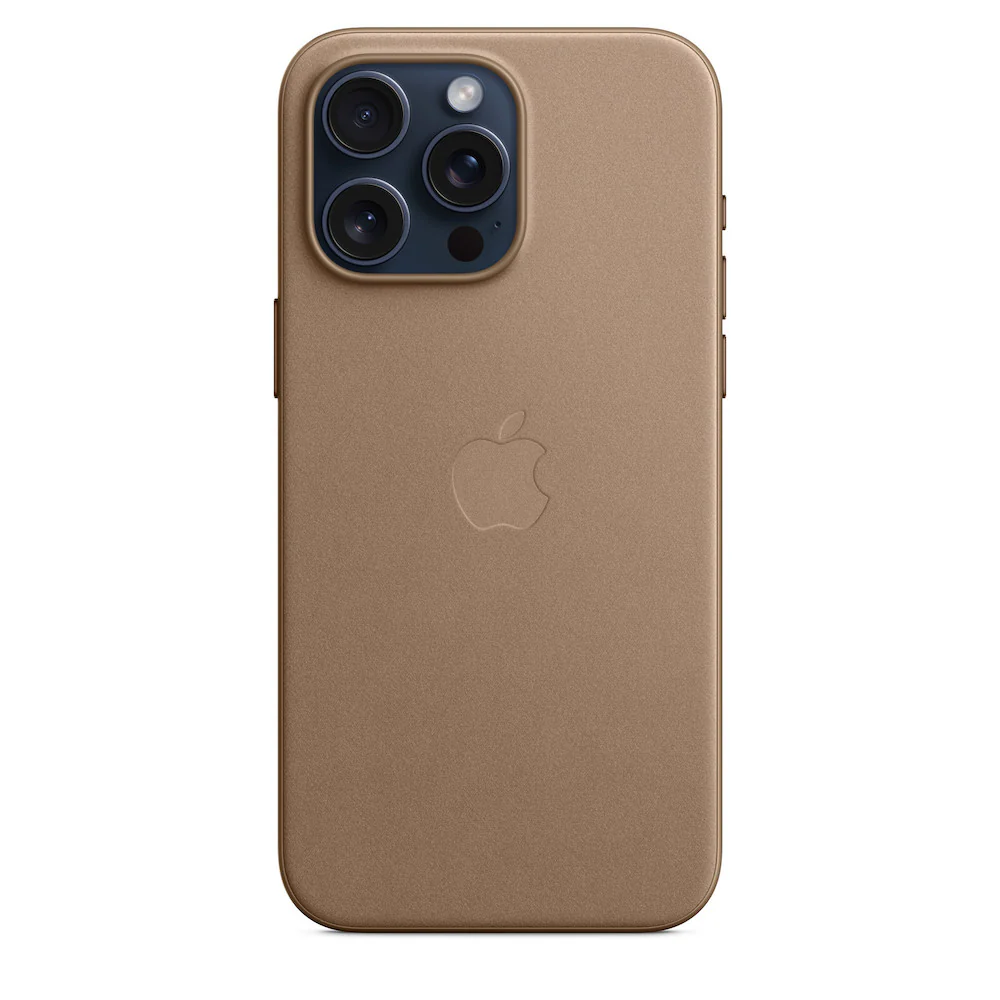 Apple iPhone 15 Pro Max FineWoven Case with MagSafe - Taupe - Image 2