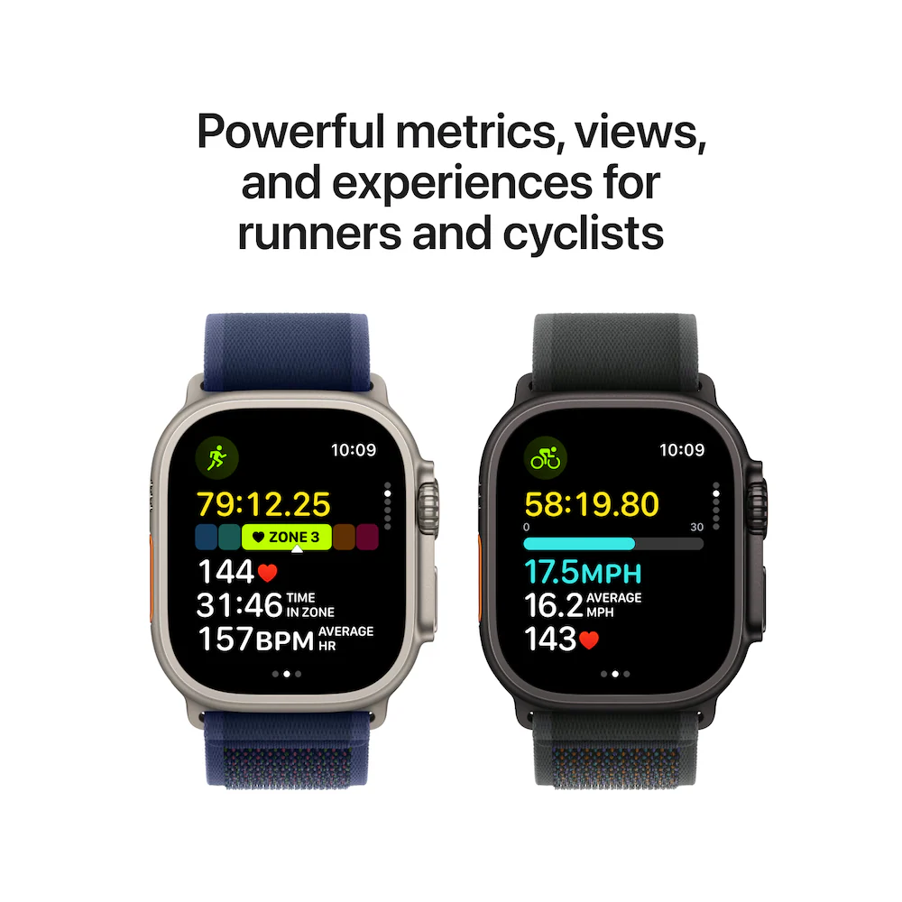 Apple Watch Ultra 2 Titanium Case with Titanium Milanese Loop - Image 4