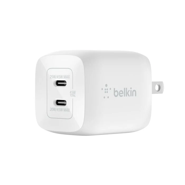 Belkin Pro GaN Dual Wall Charger 45W - Image 2