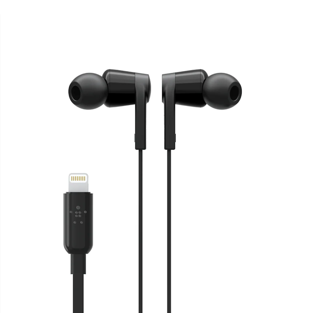 Belkin SoundForm Headphones with Lightning Connector - Black - Image 5
