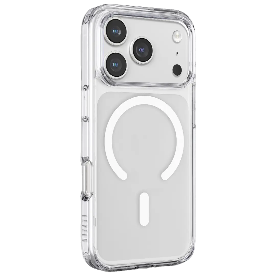 Levelo Clara MagSafe Clear Case for iPhone 17 Pro Max Transparent