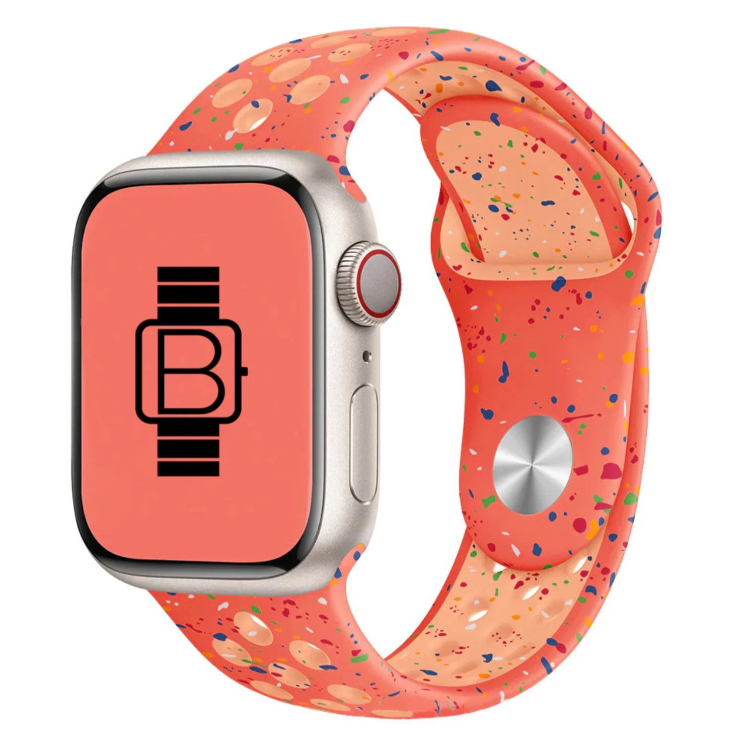 Coteci Magic Ember Liquid Silicone Sport Watch Band 42/44/45/49mm - Image 6