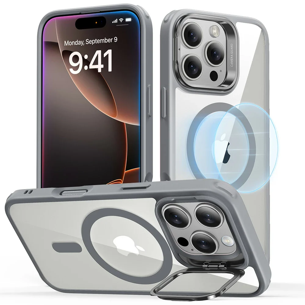 ESR iPhone 16 Pro Max Classic Hybrid Case with Stash Stand