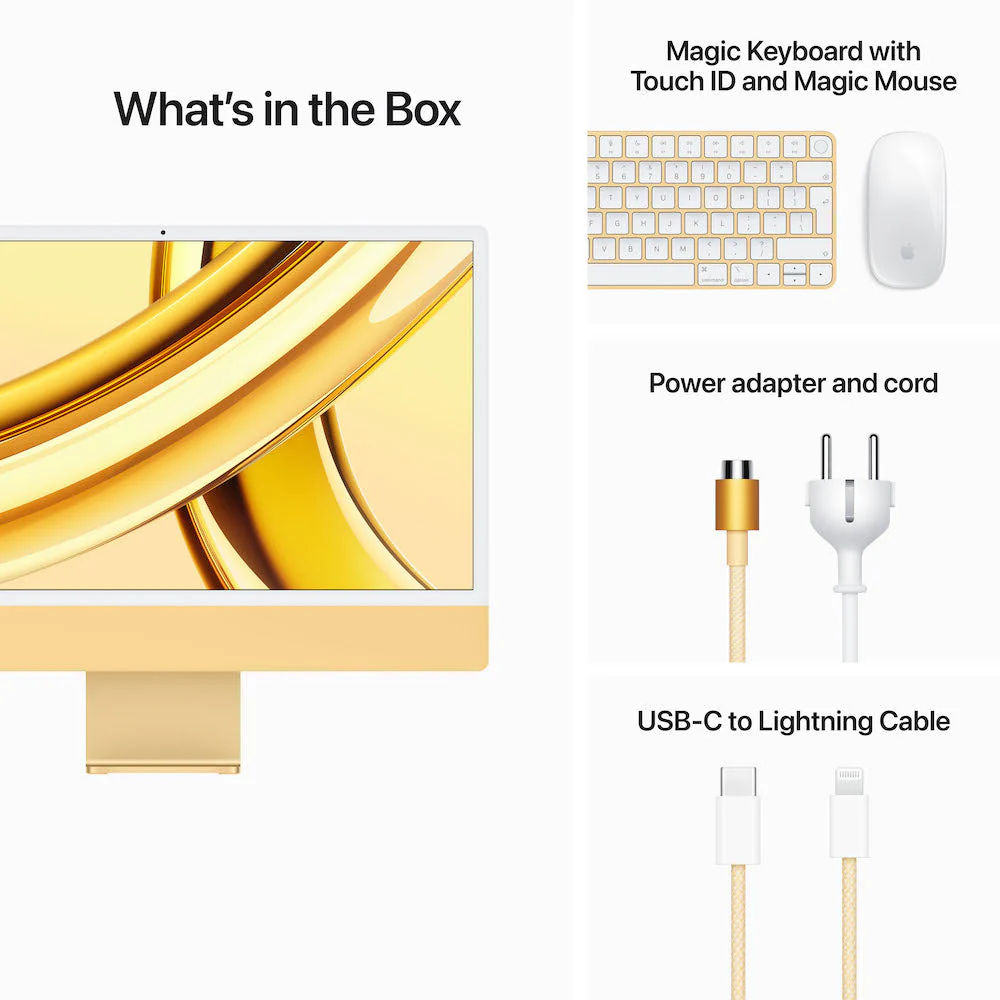 iMac with Retina 4.5K display | Apple M3 Chip | 8- Core CPU | 10-Core GPU | 512GB - Image 28