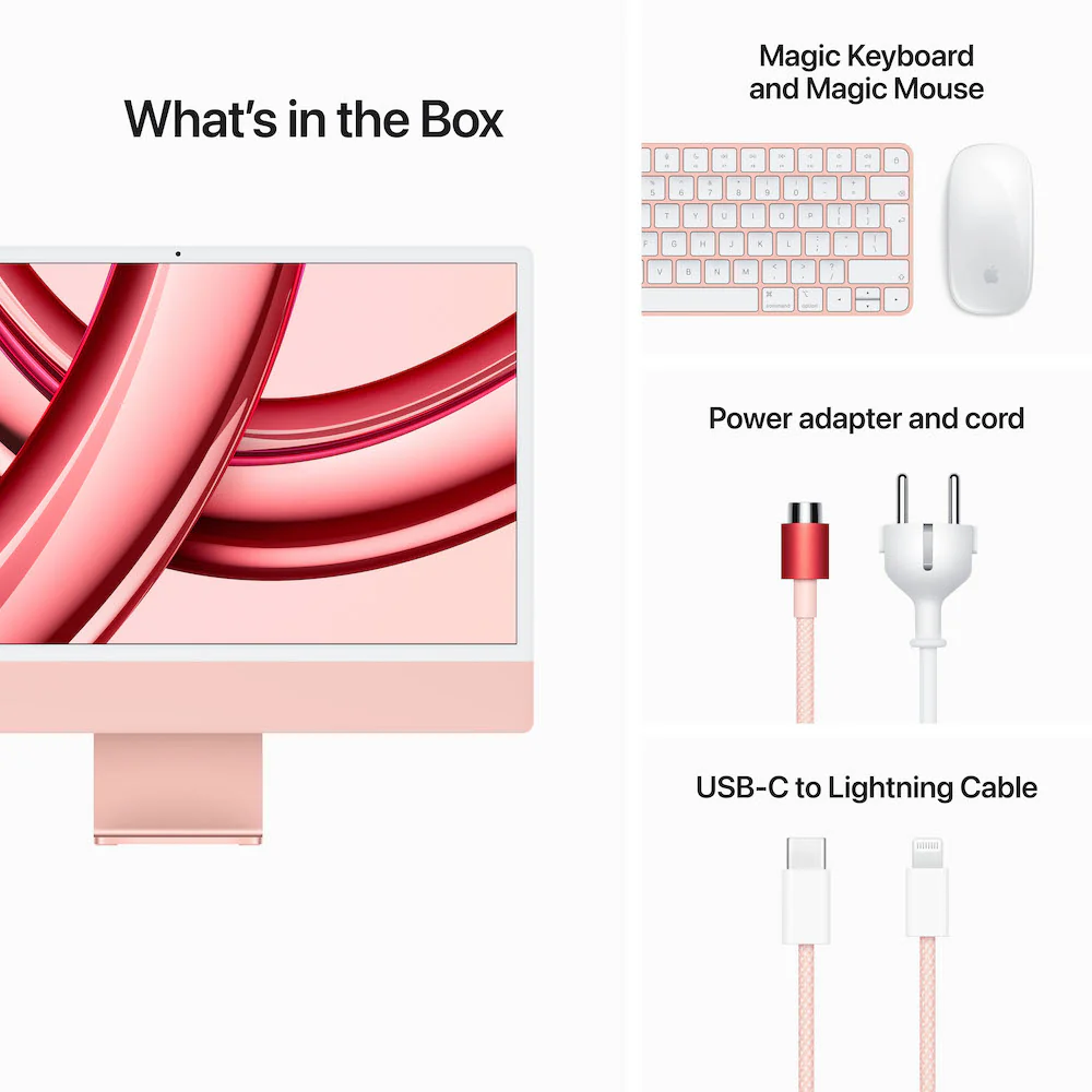 iMac with Retina 4.5K display | Apple M3 Chip | 8- Core CPU | 8-Core GPU | 256GB - Image 12