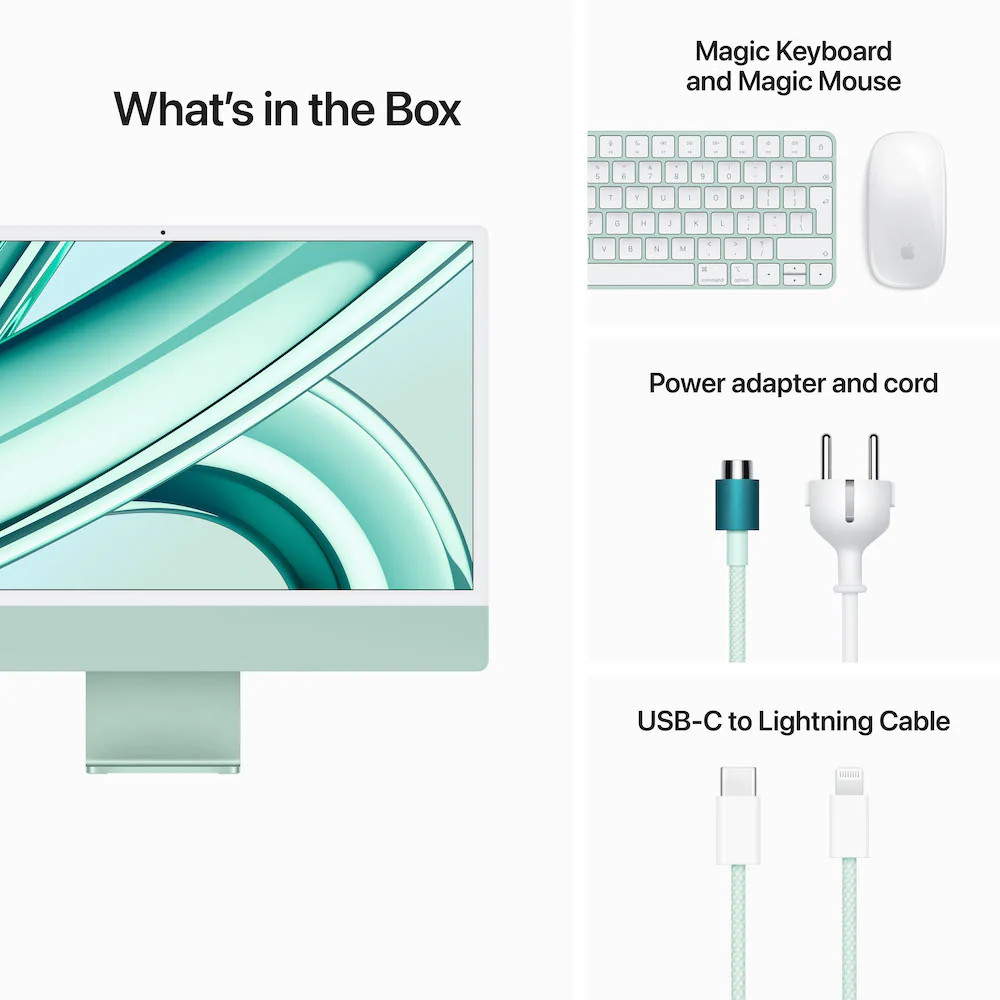 iMac with Retina 4.5K display | Apple M3 Chip | 8- Core CPU | 8-Core GPU | 256GB - Image 8