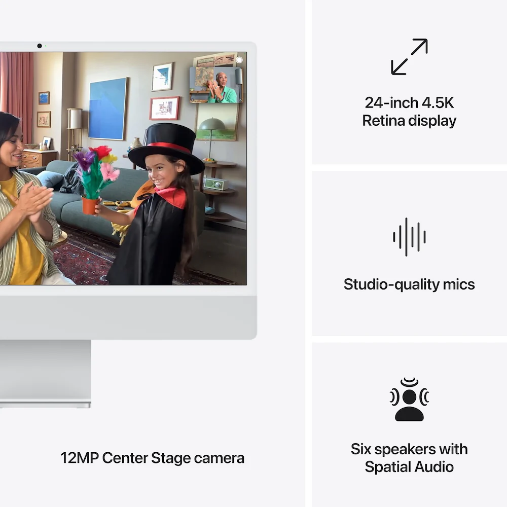 iMac with Retina 4.5K display | Apple M4 Chip | 10- Core CPU | 10-Core GPU | 16GB | 512GB - Image 34