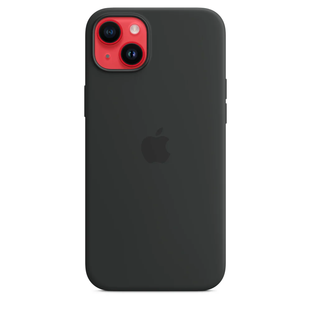 iPhone 14 Plus Silicone Case with MagSafe - Midnight - Image 5