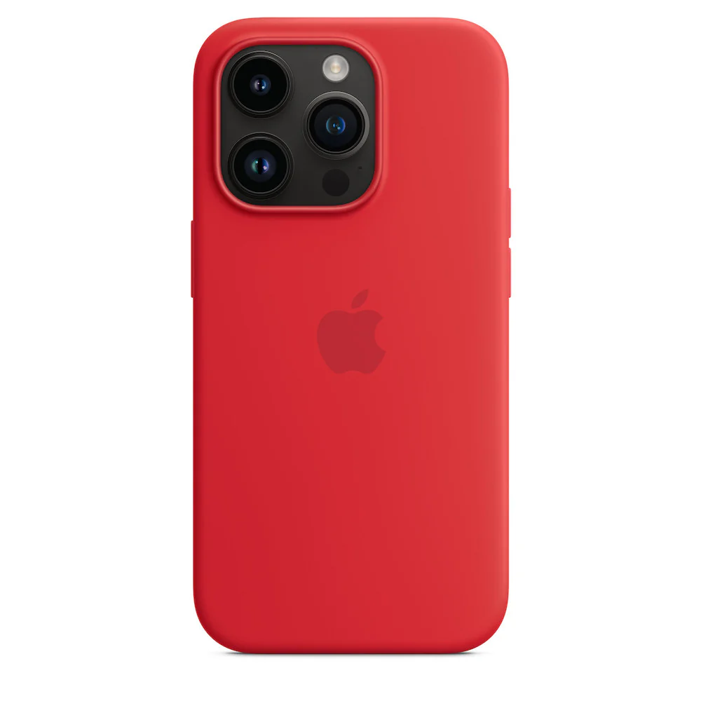 iPhone 14 Pro Silicone Case with MagSafe - (PRODUCT)RED - Image 3